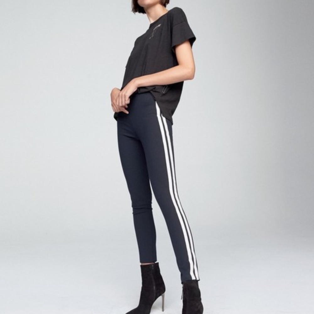 Rag & Bone Simone Side Stripe Navy Pant